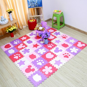 Meitoku baby EVA foam puzzle play mat/ Interlocking Exercise floor carpet Tiles, Rug for kids,Each32cmX32cm 1cmThick 24pc/bag