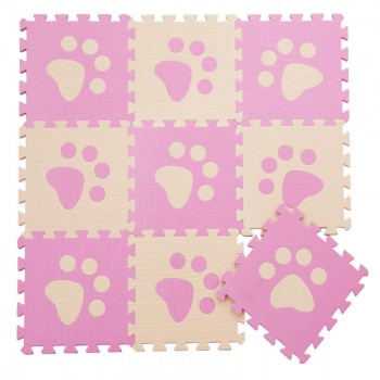 Meitoku baby EVA foam puzzle play mat/ Interlocking Exercise floor carpet Tiles, Rug for kids,Each32cmX32cm 1cmThick 24pc/bag