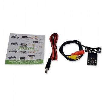 Car Rear View Camera Universal Backup Parking Camera 8 LED Night Vision Waterproof 170 Wide Angle HD Color Image