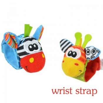 Baby Toy Baby Rattles Toys Animal Socks Wrist Strap with Rattle Baby Foot Socks Bug Wrist Strap
