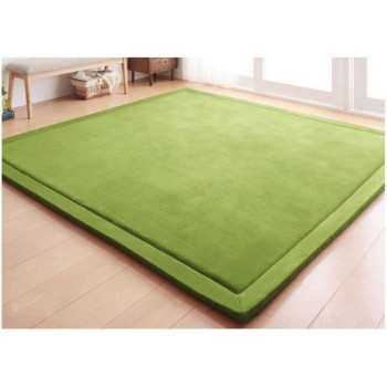 New 2CM Thick play mats coral fleece blanket carpet children baby crawling tatami mats cushion mattress for bedroom