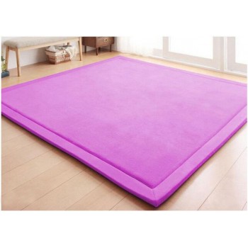 New 2CM Thick play mats coral fleece blanket carpet children baby crawling tatami mats cushion mattress for bedroom