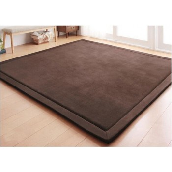 New 2CM Thick play mats coral fleece blanket carpet children baby crawling tatami mats cushion mattress for bedroom
