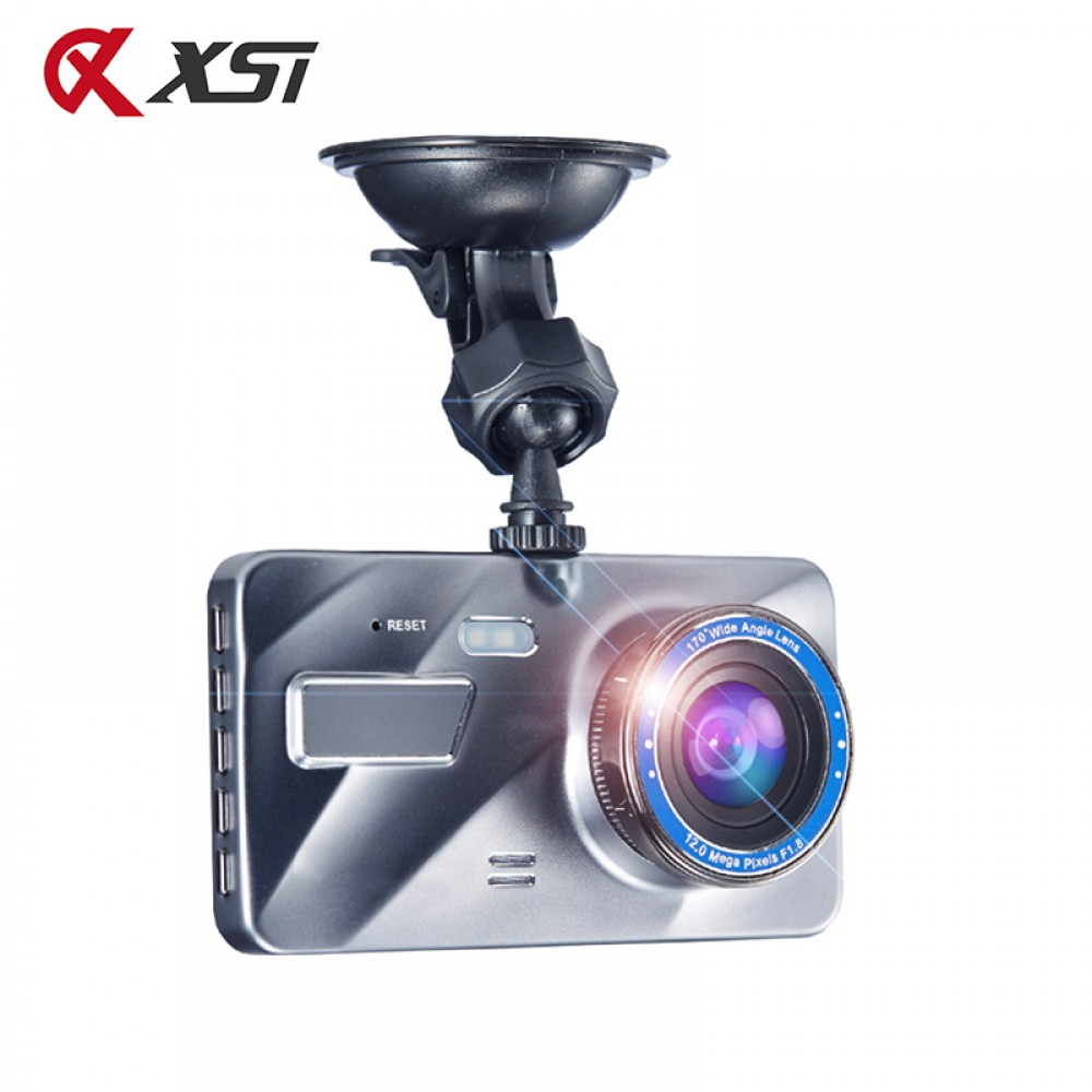 XST Full HD 1080P Car DVR 4 Inch IPS Screen Car Camera Dual Lens Dash Cam Video Recorder Night Vision G-sensor Registrator