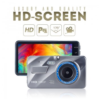 XST Full HD 1080P Car DVR 4 Inch IPS Screen Car Camera Dual Lens Dash Cam Video Recorder Night Vision G-sensor Registrator