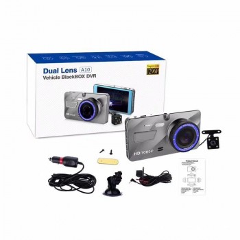 XST Full HD 1080P Car DVR 4 Inch IPS Screen Car Camera Dual Lens Dash Cam Video Recorder Night Vision G-sensor Registrator