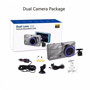 XST Full HD 1080P Car DVR 4 Inch IPS Screen Car Camera Dual Lens Dash Cam Video Recorder Night Vision G-sensor Registrator