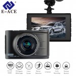 E-ACE Car Dvrs Mini Camera Novatek 96223 Dash Cam 3.0 Inch Full HD 1080P Auto Registrator Digital Video Recorder Camcorder