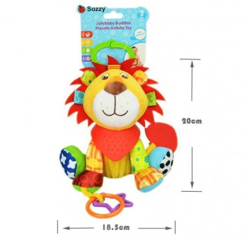 Sozzy Multifunctional Baby Toys Rattles Mobiles Soft Cotton Infant Pram Stroller Car Bed Rattles Hanging Animal Plush Toys