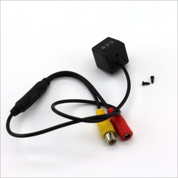 Liislee 5V 6V 12V Car Camera Head Without Holder, Video Power Wires / HD Reverse Backup Rear View Parking Camera