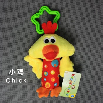 New Arrive Baby Toys Animal Hand Bells Plush Baby Boys Girls Toy Newbron Gift Baby Rattle Toys BF10