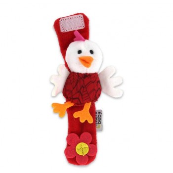 New Arrive Baby Toys Animal Hand Bells Plush Baby Boys Girls Toy Newbron Gift Baby Rattle Toys BF10