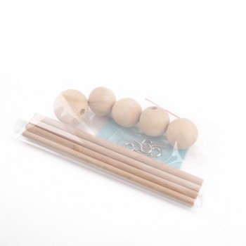 1Set Mobile Baby Hanger Baby Mobile Crib Hanger Frame Mobile DIY Crafts Frame Mobile Holder In Natural Wood Handmade Newborn Toy