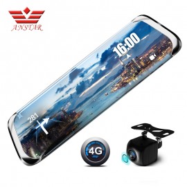 ANSTAR Dash Cam full HD 1920*1080P 4G Car DVR Camera 10 IPS Stream Rear View Mirror ADAS WiFi Video Camera Auto Registrar