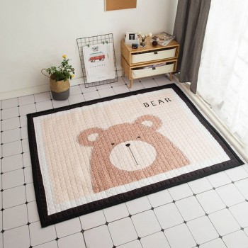 Animals Kids Rug Baby Play Mat in the Nursery Childrens Carpet Pad for Crawling Cartoon Room Decoration Tent Mat 145x195cm