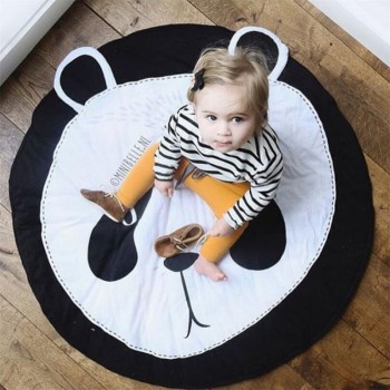 INS Baby Infant Play MatsFloor Rug Baby Bedding Rabbit Blanket  Kids Crawling Carpet Cotton Game Pad Children Room Decor 90CM