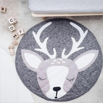 INS Baby Infant Play MatsFloor Rug Baby Bedding Rabbit Blanket  Kids Crawling Carpet Cotton Game Pad Children Room Decor 90CM