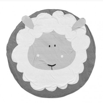 INS Baby Infant Play MatsFloor Rug Baby Bedding Rabbit Blanket  Kids Crawling Carpet Cotton Game Pad Children Room Decor 90CM
