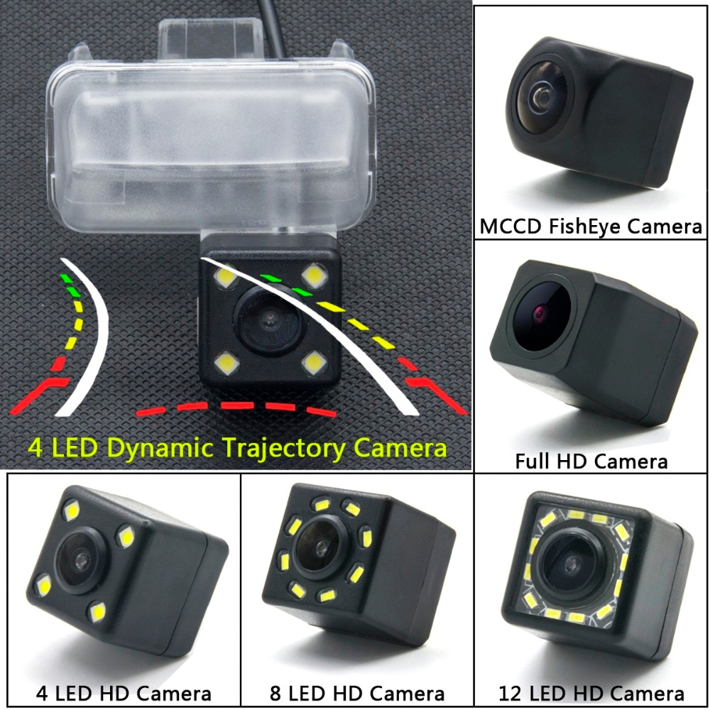 HD Dynamic Trajectory Tracks Rear View Reverse Camera for Toyota Corolla Levin YARiS L Vios 2013 2014 2015 2016 Auris Vitz Car
