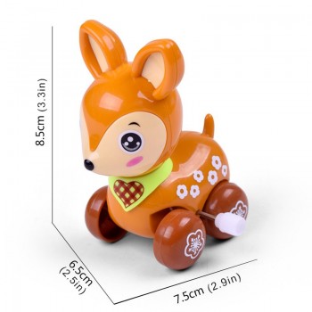 Funny Kids Baby Toys Cartoon Animal Dog Wind Up Toys Running Car Clockwork Educational Toys Infant Baby Mobile Rattle Toy Gift