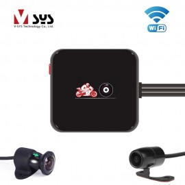 SYS M6L WiFi Front 1080P + Rear 720P Dual Motorcycle Camera System 170 Degree Wide Angle Lens Motorcycle DVR Dash Cam