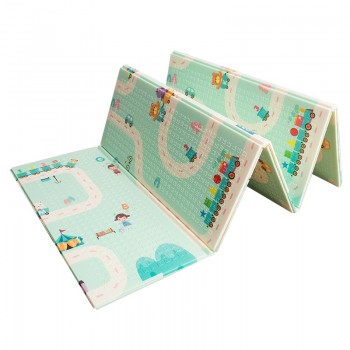 Infant Shining 180X200CM XPE Play Mat 1CM Thickness Cartoon Baby Play Mat Foldable Anti-skid Carpet Children Game Mat B