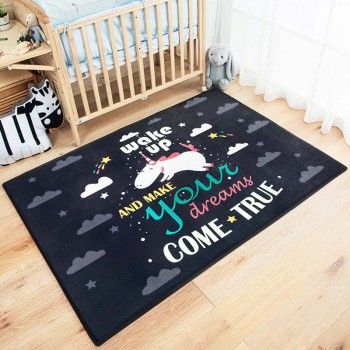 Infant Shining Baby Play Mat Children Puzzle Cartoon Carpet Suede Large Rugs Living Room Mat Children Bedroom Thicken Blanket