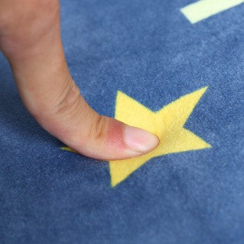 Infant Shining Baby Play Mat Children Puzzle Cartoon Carpet Suede Large Rugs Living Room Mat Children Bedroom Thicken Blanket