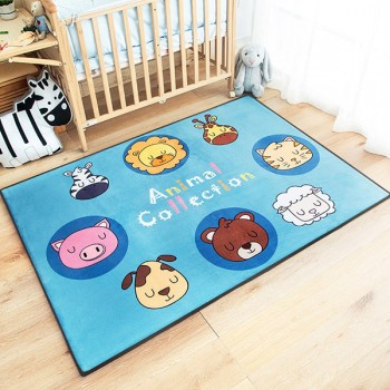 Infant Shining Baby Play Mat Children Puzzle Cartoon Carpet Suede Large Rugs Living Room Mat Children Bedroom Thicken Blanket