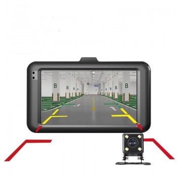 XST Full HD 1080P Car DVR 3.0 Inch IPS Screen Car Camera Dual Lens Dash Cam Video Recorder Night Vision G-sensor Registrator