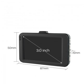 XST Full HD 1080P Car DVR 3.0 Inch IPS Screen Car Camera Dual Lens Dash Cam Video Recorder Night Vision G-sensor Registrator