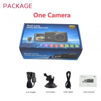 XST Full HD 1080P Car DVR 3.0 Inch IPS Screen Car Camera Dual Lens Dash Cam Video Recorder Night Vision G-sensor Registrator