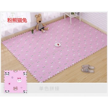 Panda Bear rabbit kids rug baby play mat tapete infantil floor mats Puzzle toy gifts