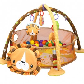 Kids Rug Toys Developing Lion Baby Play Mat 0-1 Year Children Child Carpet Playmat Gym Carpet Crawling Baby Floor Mat 3-In-1 Toy