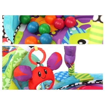Kids Rug Toys Developing Lion Baby Play Mat 0-1 Year Children Child Carpet Playmat Gym Carpet Crawling Baby Floor Mat 3-In-1 Toy