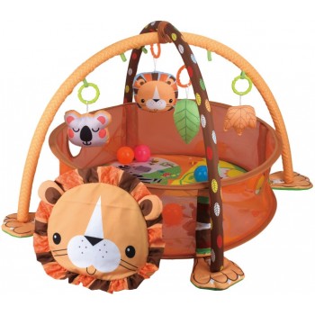 Kids Rug Toys Developing Lion Baby Play Mat 0-1 Year Children Child Carpet Playmat Gym Carpet Crawling Baby Floor Mat 3-In-1 Toy