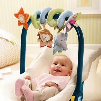 Fulljion Baby Rattles Mobiles Strollers Toys For Baby Cartoon Musical Bebe Bed Bell Toy Soft Hanging Funny Rattle Christmas Crib