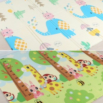 200*180*1cm Portable Foldable Baby Climbing Pad Baby Play Mat Foam Pad XPE Environmental Tasteless Parlor Game Blanket