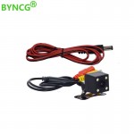 Car Rear View Camera Plug 4 LED HD Night Vision Camera Wide Degrees Mini Night Vision Rear View Reversing Camera