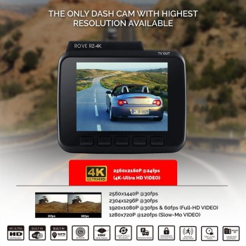 ANSTAR 4K Dash Cam 2880*2160 WiFi Car DVRs Recorder Night Vision Dashcam Dual Lens Vehicle Rear Camera Built in GPS Camcorder