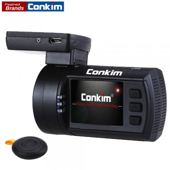 Conkim Dual Lens Car Dash Camera GPS DVR Front 1080P FHD+Rear Camera 1080P FHD Parking Guard Auto Registrar Mini 0906 Novatek