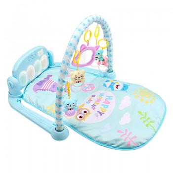 QWZ 3 in 1 Baby Play Mat Baby Gym Toys Soft Lighting Rattles Musical Toys For Babies Educational Toys Play Piano Gym Baby Gifts