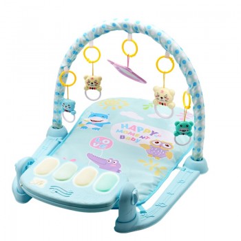 QWZ 3 in 1 Baby Play Mat Baby Gym Toys Soft Lighting Rattles Musical Toys For Babies Educational Toys Play Piano Gym Baby Gifts