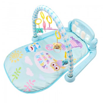 QWZ 3 in 1 Baby Play Mat Baby Gym Toys Soft Lighting Rattles Musical Toys For Babies Educational Toys Play Piano Gym Baby Gifts