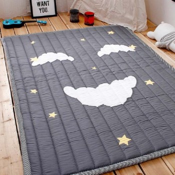 Simple Pattern Baby Play Mats Kids Crawling Carpet Cotton 2.5CM Thick Soft Mat No Smell Safe Blanket Rug Nordic Style