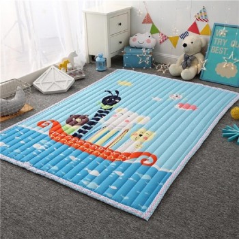 Simple Pattern Baby Play Mats Kids Crawling Carpet Cotton 2.5CM Thick Soft Mat No Smell Safe Blanket Rug Nordic Style