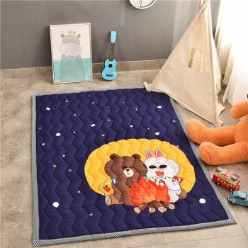 Simple Pattern Baby Play Mats Kids Crawling Carpet Cotton 2.5CM Thick Soft Mat No Smell Safe Blanket Rug Nordic Style