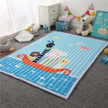Simple Pattern Baby Play Mats Kids Crawling Carpet Cotton 2.5CM Thick Soft Mat No Smell Safe Blanket Rug Nordic Style