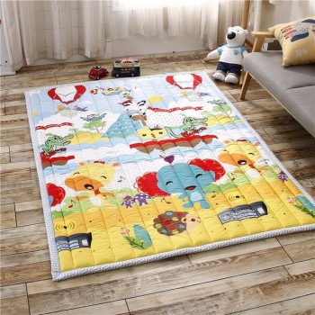Simple Pattern Baby Play Mats Kids Crawling Carpet Cotton 2.5CM Thick Soft Mat No Smell Safe Blanket Rug Nordic Style