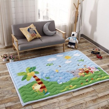 Simple Pattern Baby Play Mats Kids Crawling Carpet Cotton 2.5CM Thick Soft Mat No Smell Safe Blanket Rug Nordic Style